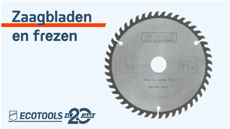 Zaagbladen en frezen