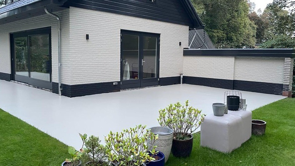 Quartzline rolcoatings voor binnen en buiten