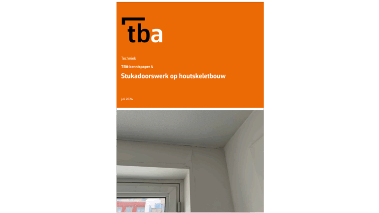 TBA-kennispaper 4 Stukadoorswerk op houtskeletbouw