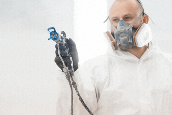 Verf spuiten afbouw vakdagen