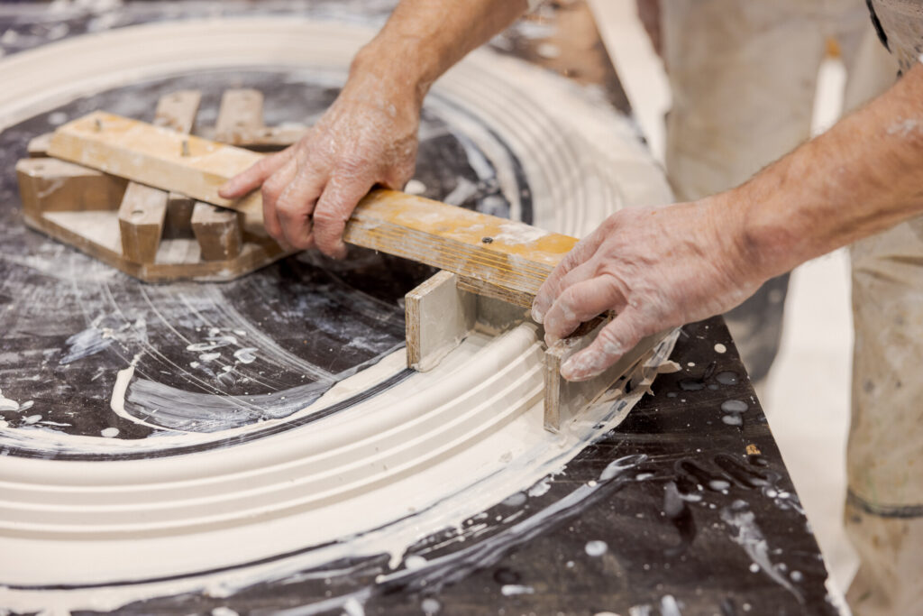stuc demoplein afbouw vakdagen stucgilde