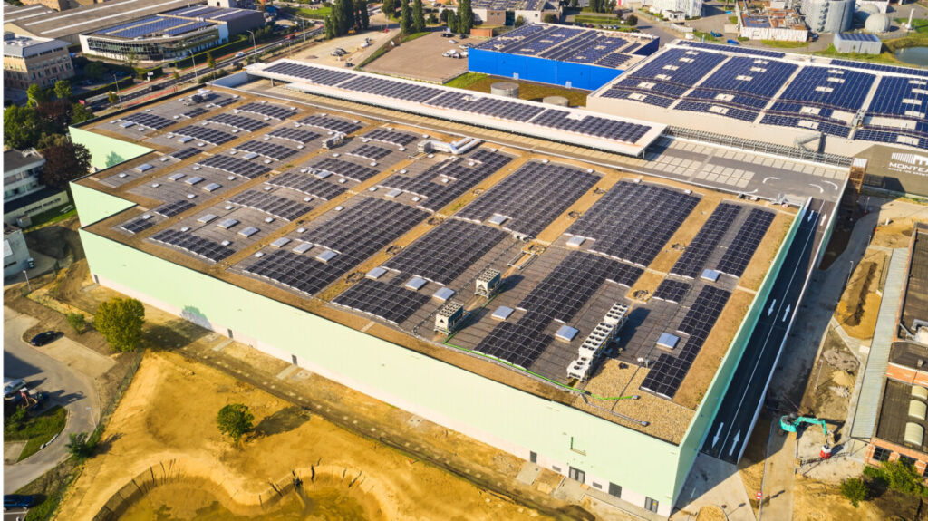 Montea et Delhaize lancent le nouveau centre de distribution à domicile pour e-commerce à Forest.