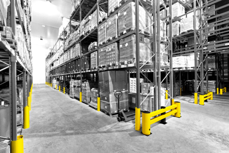 Rack protection for an optimum in warehouse protection