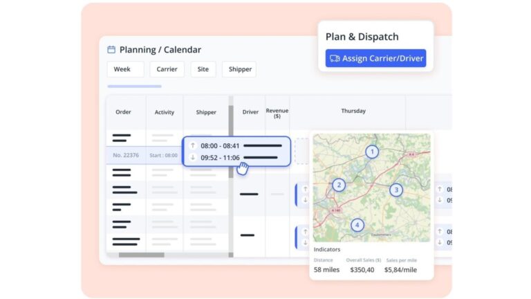 TMS (transport management system)