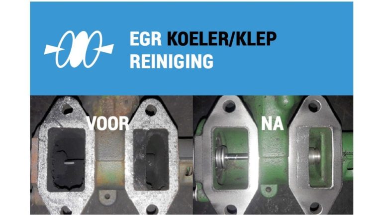 EGR koeler/klep reiniging