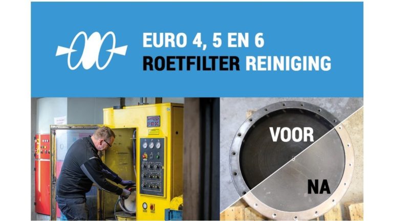 Euro 4/5/6 roetfilter reiniging