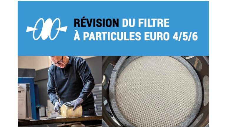 Révision du filtre à particules Euro 4,5 et 6