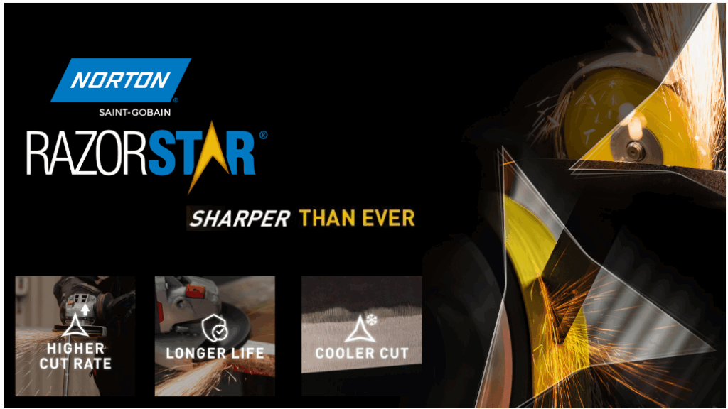 Norton RazorStar® Bandes et disque fibre