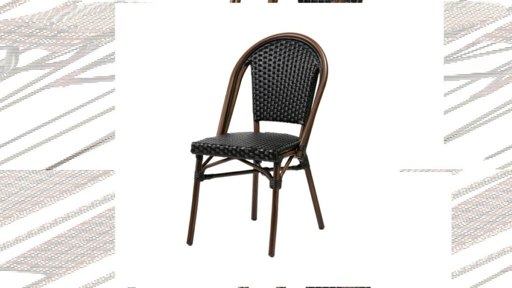 Terrasstoel Belle zwart