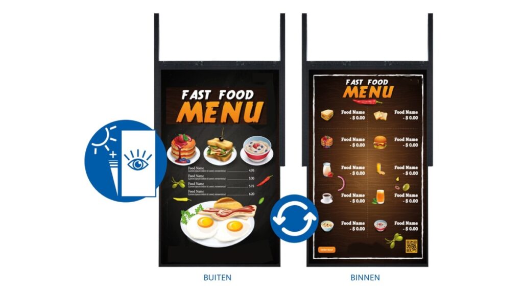 Double-sided Indoor Display