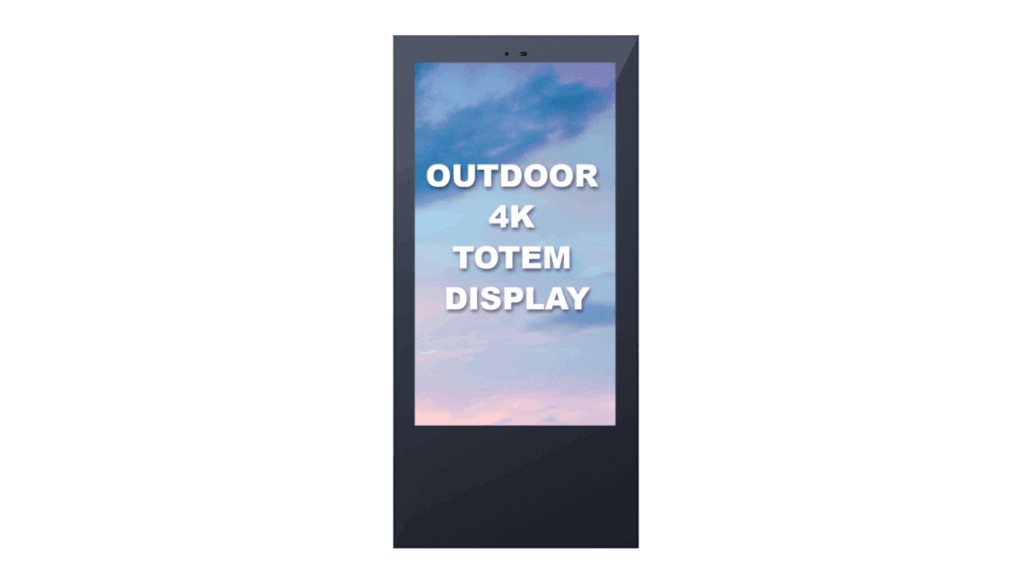 OUTDOOR 4K TOTEM DISPLAY