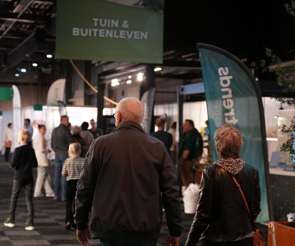 Bezoekers op Huis & Woon Beurs