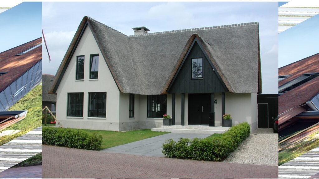 Villa met riet