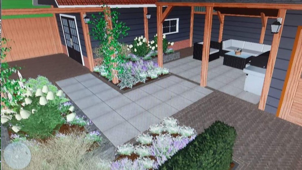 Tuinontwerp in 3D