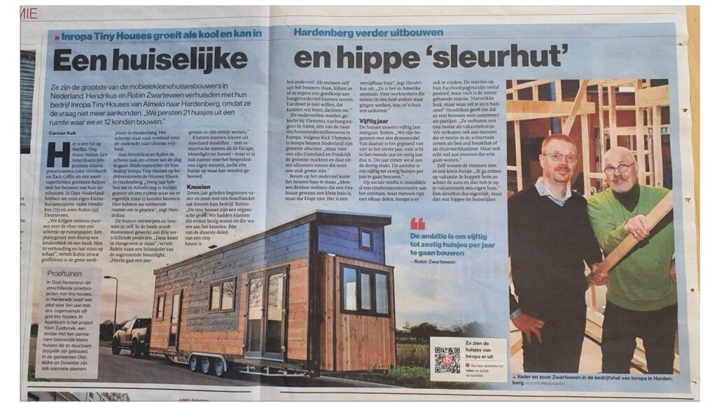 Inropa Tiny Houses in de media