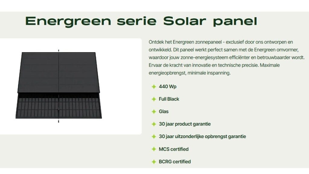 Energreen Serie Solarpanel
