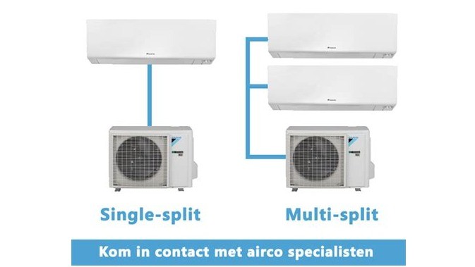 Multi-Split Airconditioning versus een Single-Split Airconditioning