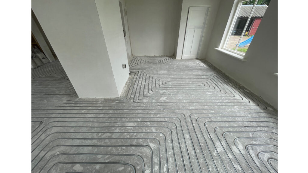 Vloerverwarming infrezen