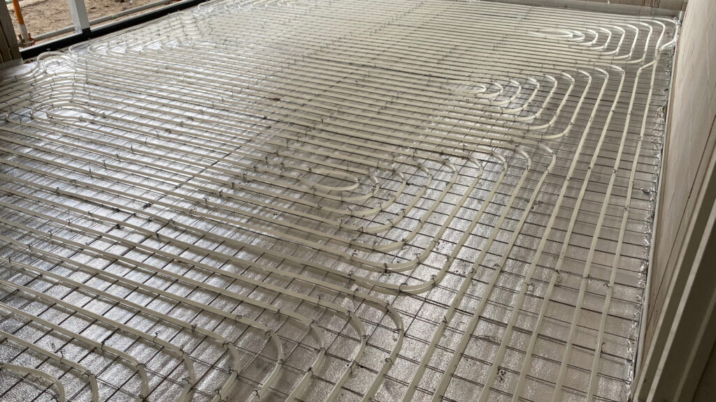 Vloerverwarming traditioneel