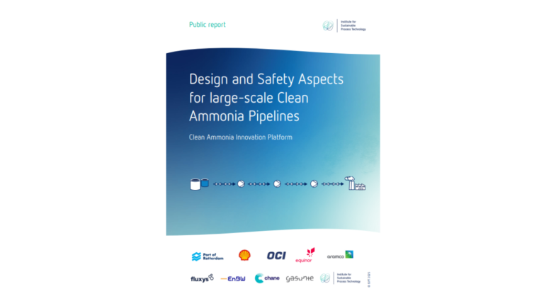 Design and Safety Aspects for large-scale Clean Ammonia Pipelines