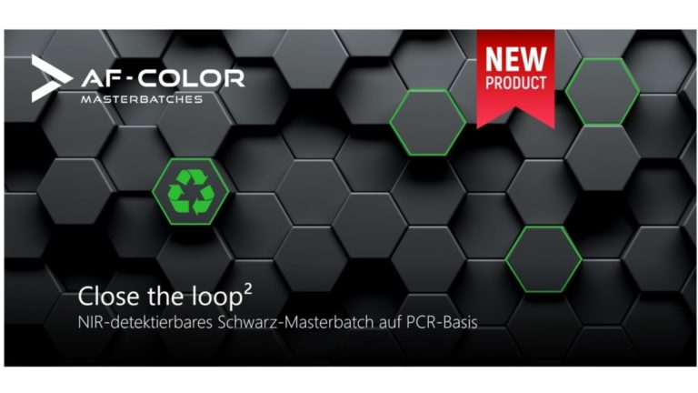 NIR-detektierbares Schwarz-Masterbatch auf PCR-Basis