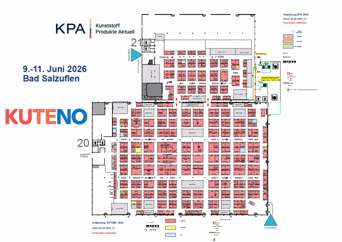 Hallenplan KUTENO KPA 2026