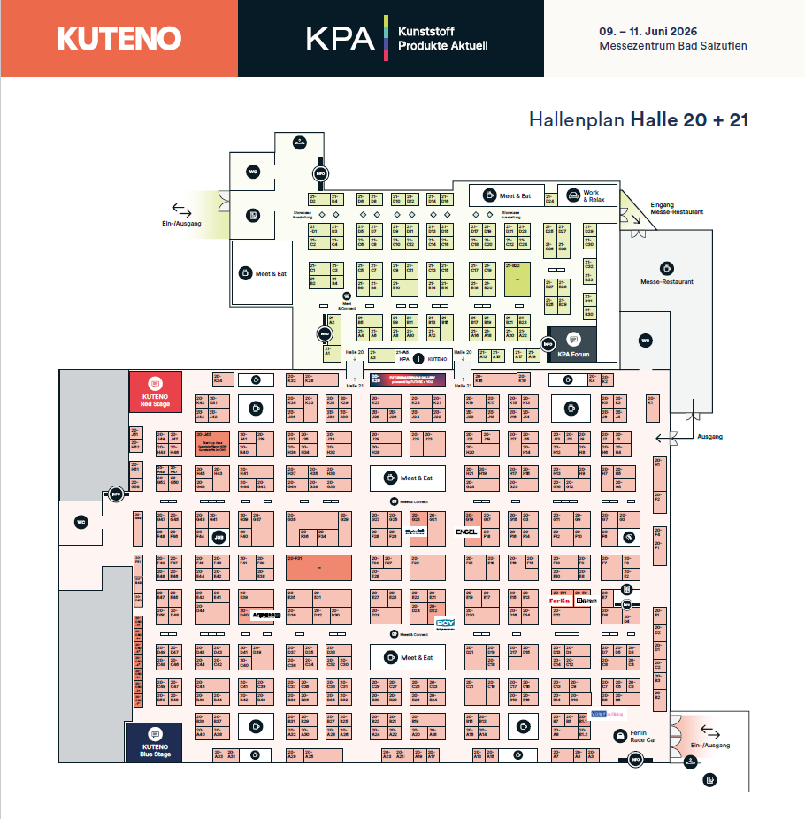 Hallenplan KUTENO KPA 2026