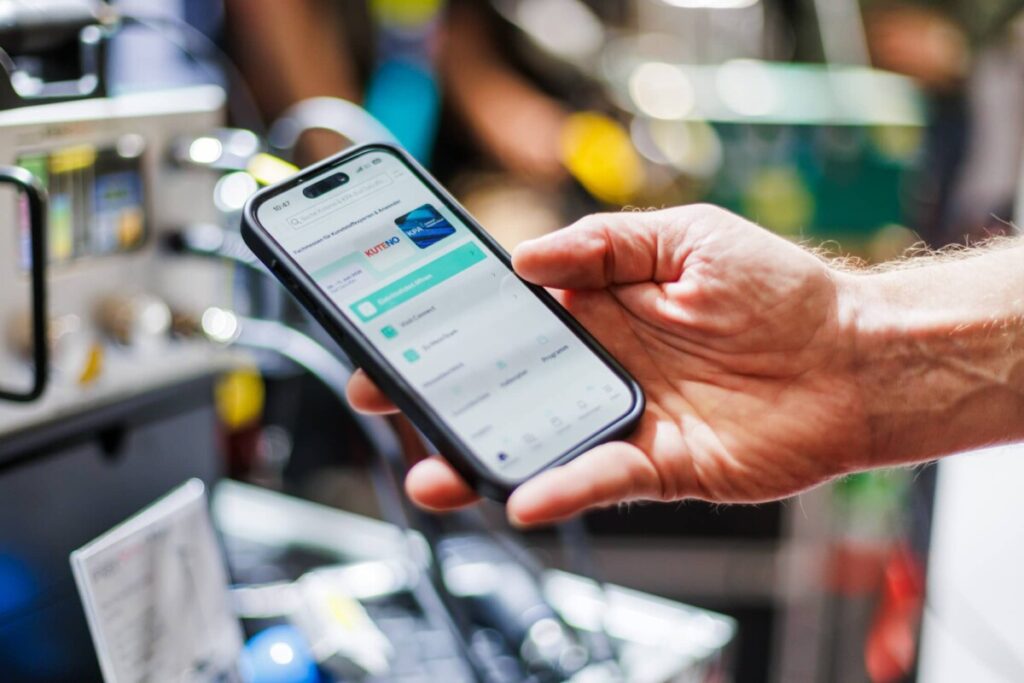 Messe-App auf der KUTENO