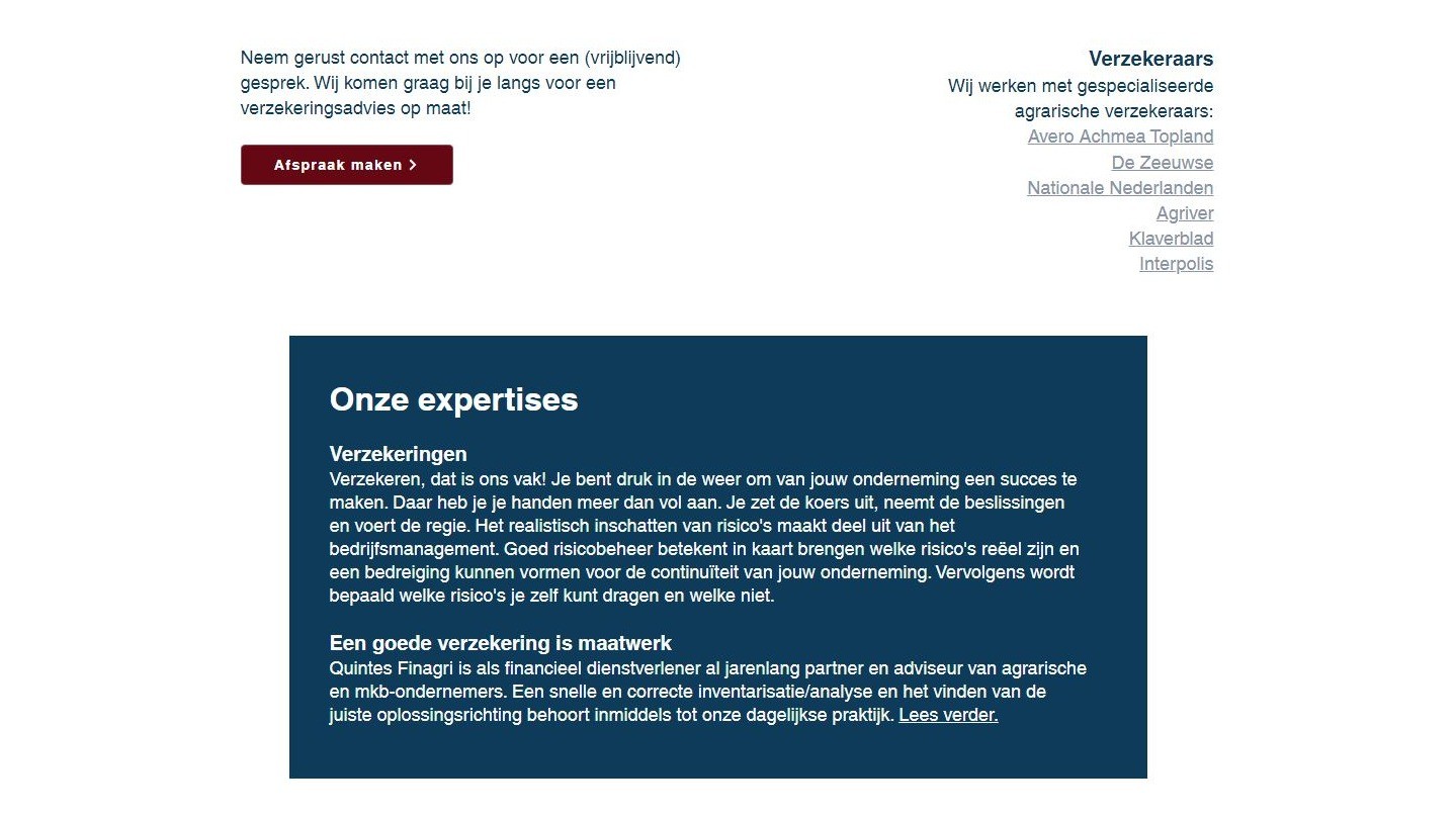 Agrarische verzekeringen