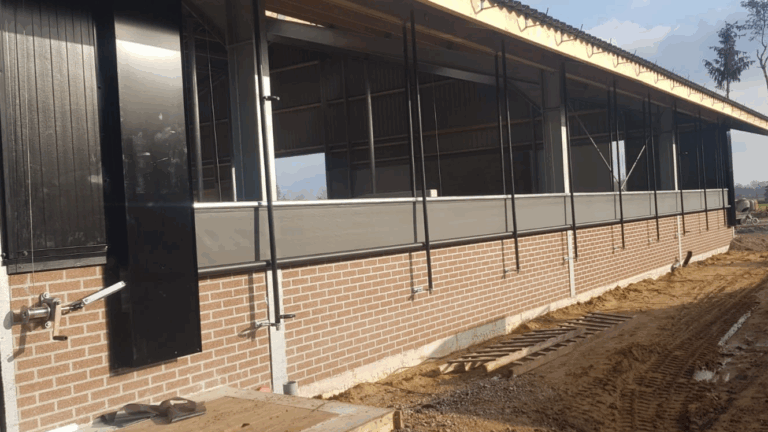 Zijwandventilatie / ventilatiegordijn van Greutink Staltechniek Lochem