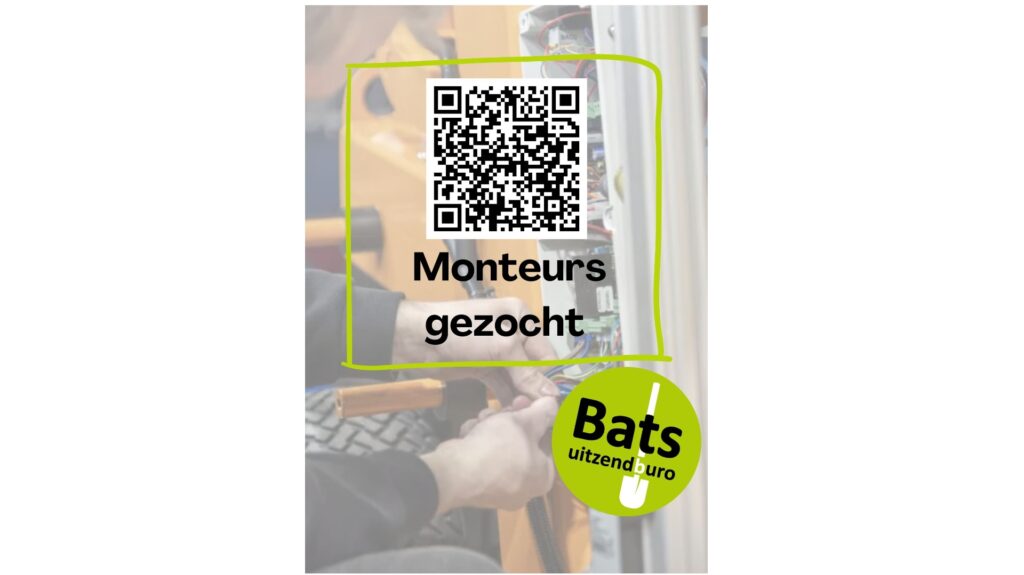 Monteurs gezocht