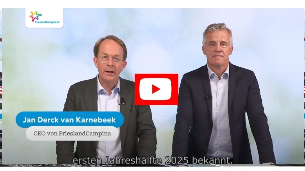 FrieslandCampina erzielte im ersten Halbjahr 2025 gutes Ergebnis