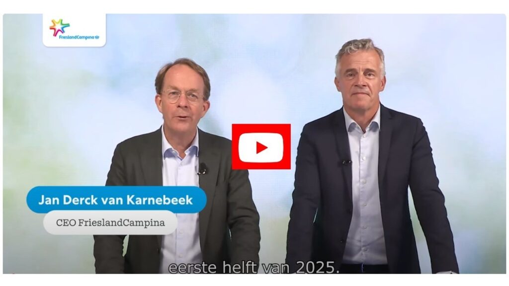 FrieslandCampina boekt sterk resultaat in eerste halfjaar 2025
