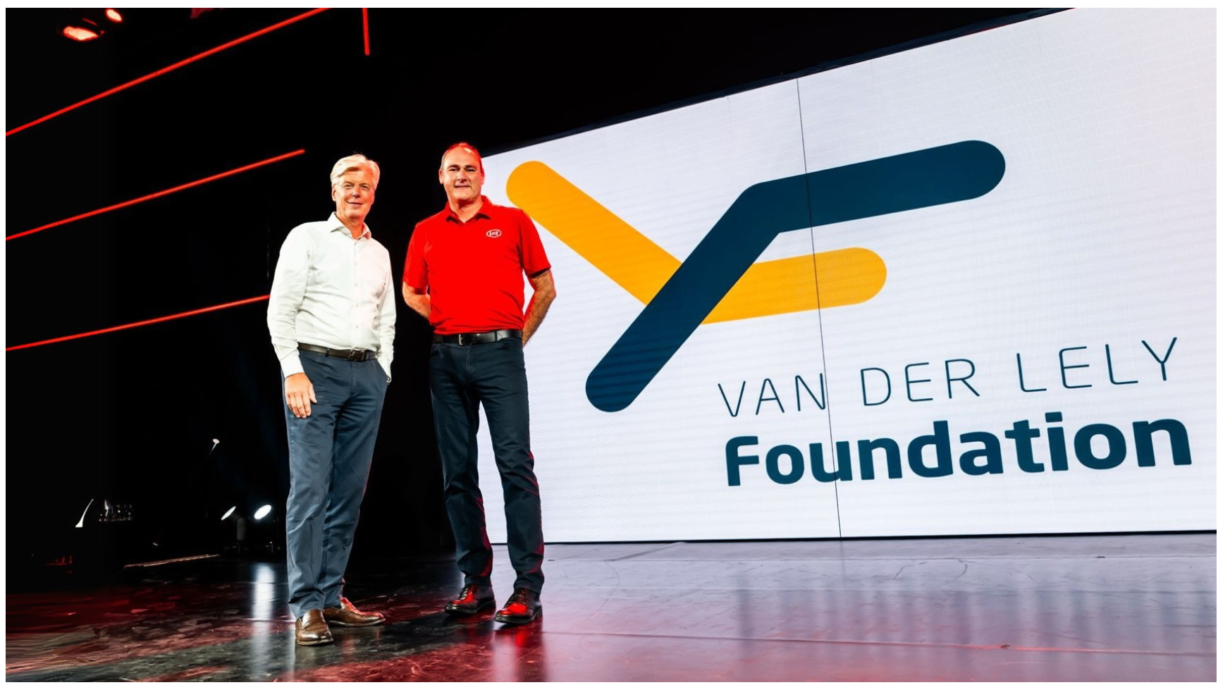 Lely spendet 5 % seines Jahresgewinns an die Van der Lely Foundation