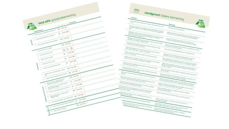 Veld-APK Grasland Zandgrond tijdens bemesting