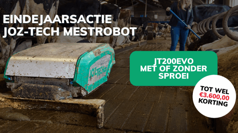 JT200EVO mestrobot eindejaarsactie!