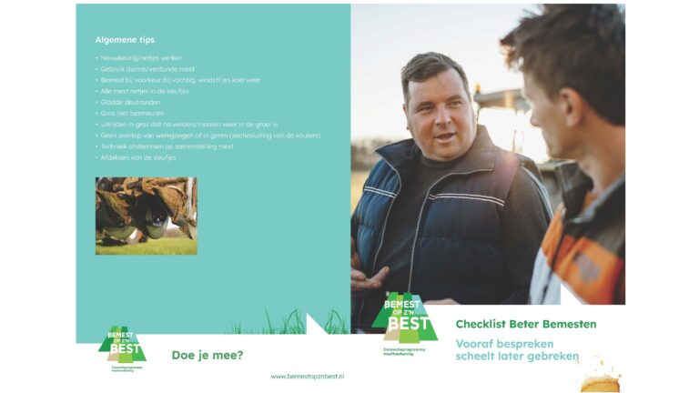 Checklist Beter Bemesten