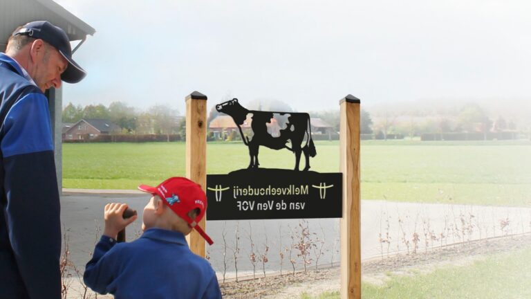 Gewinnen Sie ein personalisiertes Firmenschild