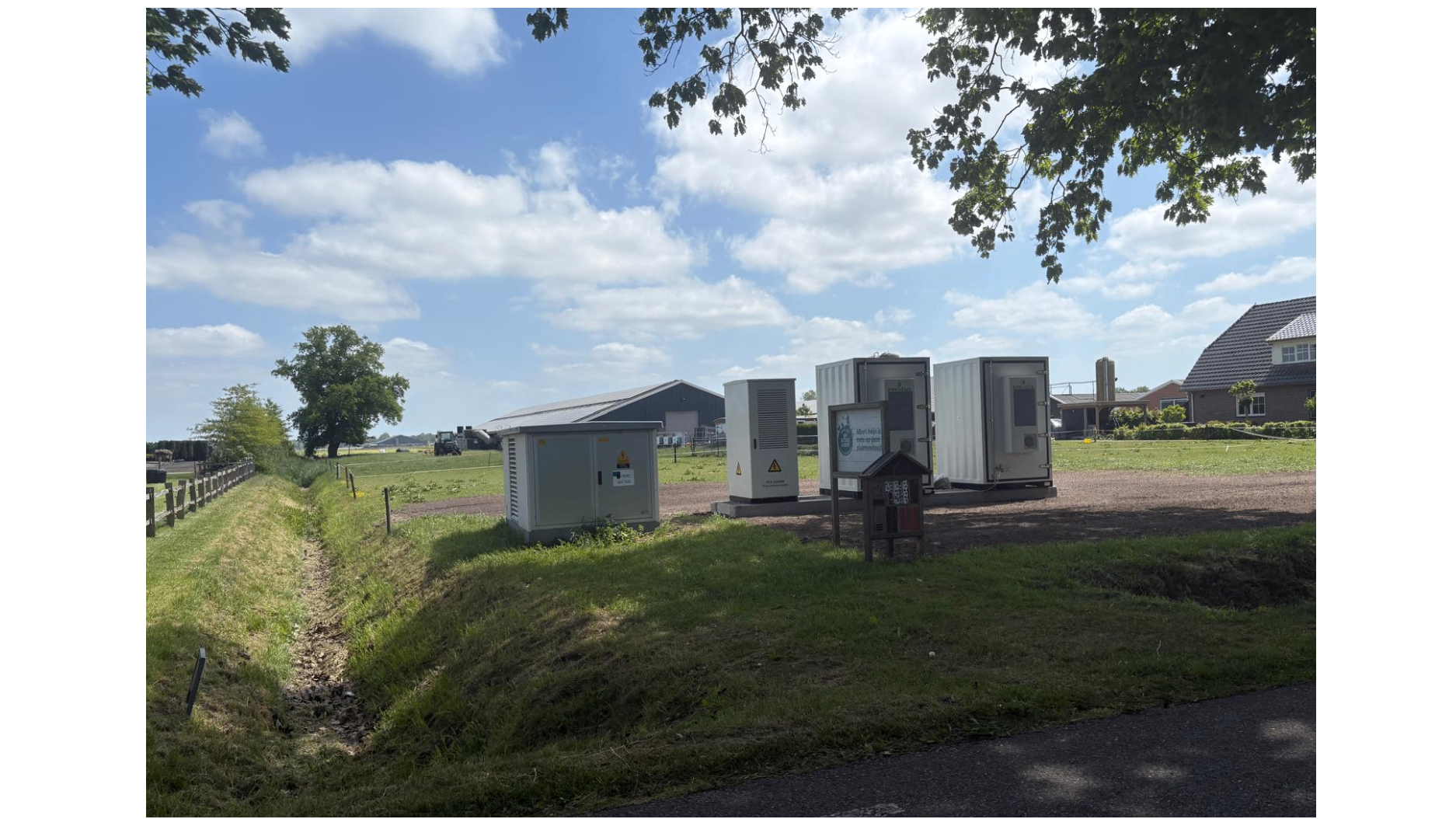 Oplevering 250kW-430kWh batterij