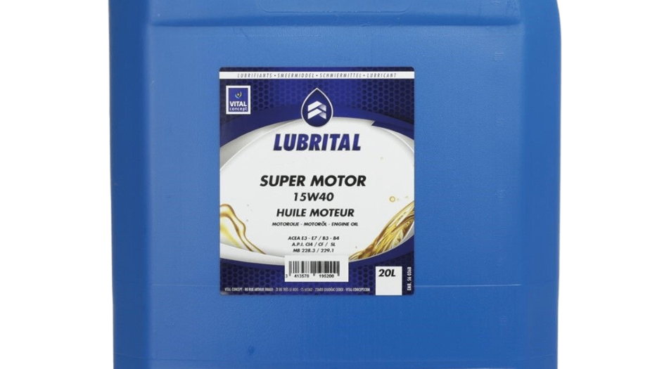 Lubrital Motorolie Diesel 15W40 | diverse verpakkingen