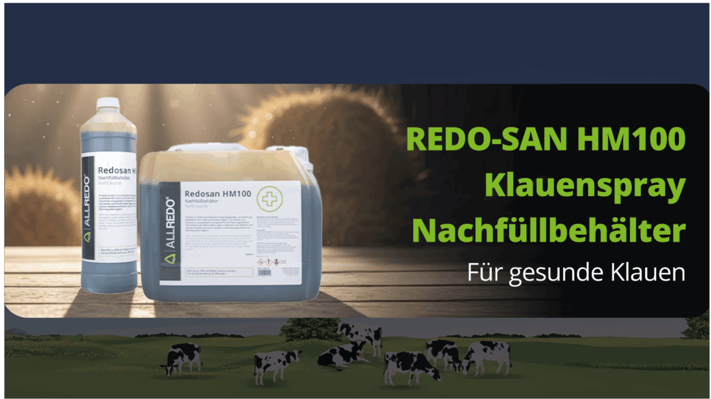 REDO-SAN HM100 Klauenspray Nachfüllbehälter Für gesunde Klauen