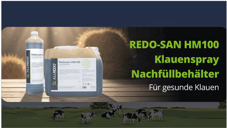 REDO-SAN HM100 Klauenspray Nachfüllbehälter Für gesunde Klauen
