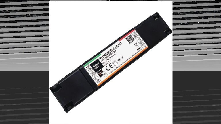 innovatieve SPI-controller die pixel-voor-pixel LED-aansturing combineert met het DALI-protocol of een standaard push button