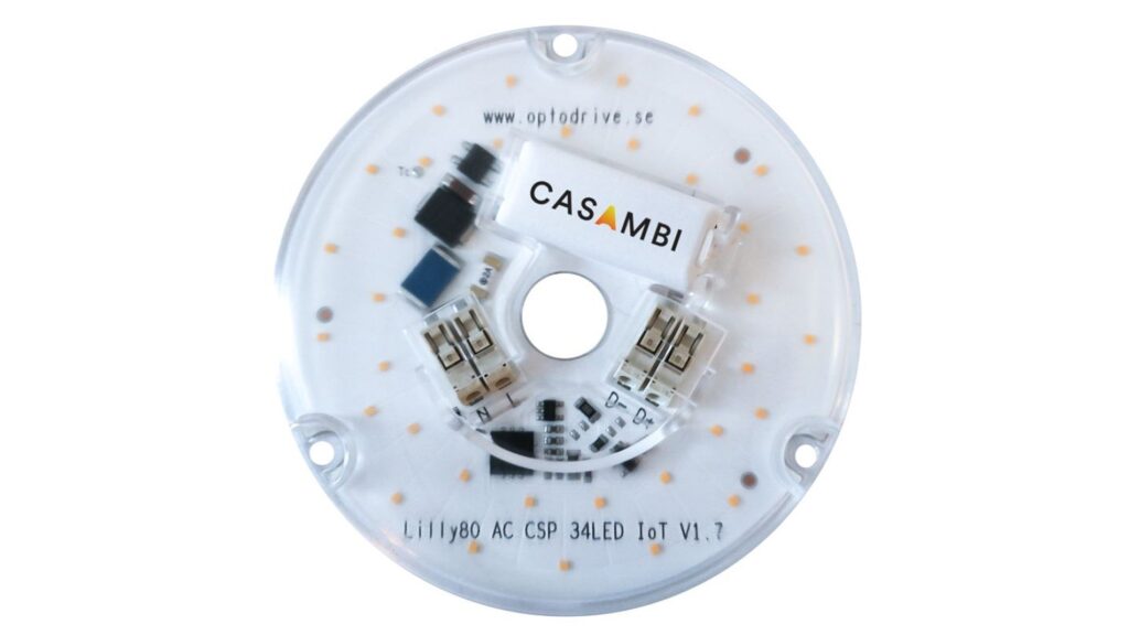 Optoga – compacte integratie- en besturingsmodule voor draadloze Casambi en bedrade-DALI-technologie
