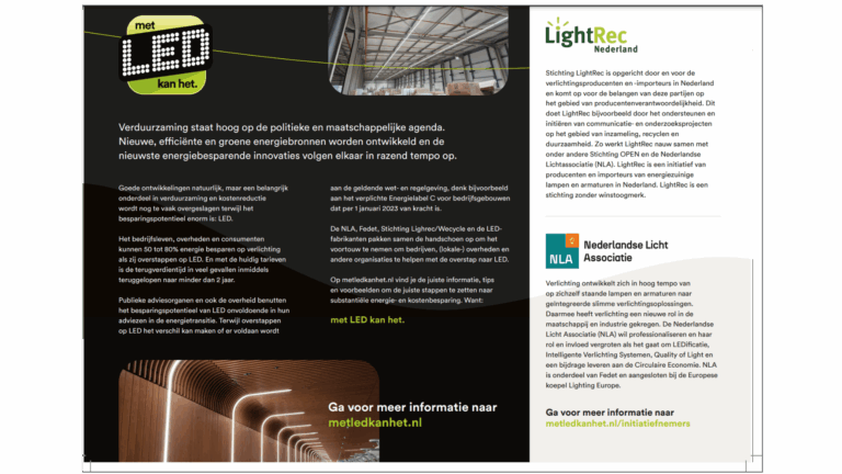 Initiatiefnemers “Met Led kan het”