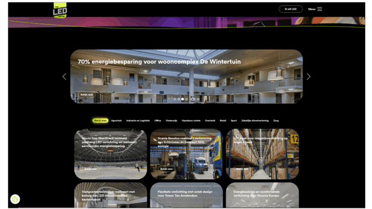 Bekijk: Praktijk cases & realisaties