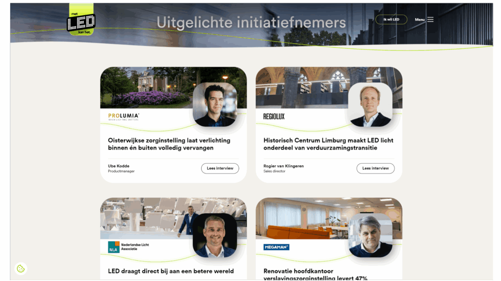 Bekijk: Uitgelicht interviews met Initiatiefnemers