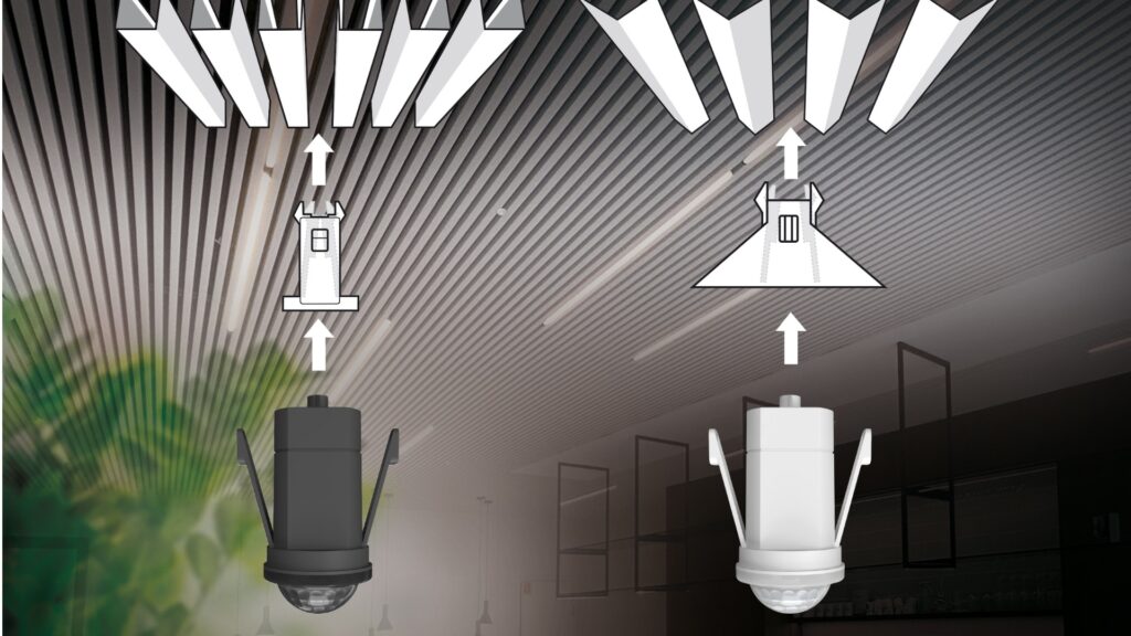 COMPACT MINI LAMELLA aanwezigheidssensoren (DALI-2 en KNX)