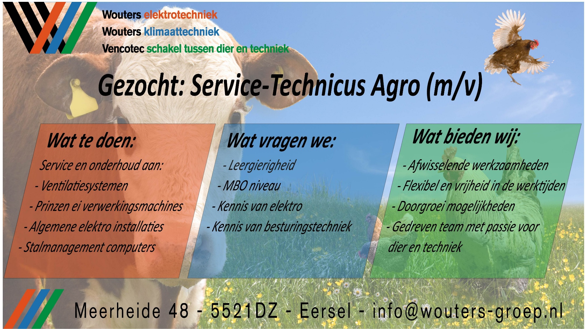 Gezocht: (hulp)Monteurs Elektro Agro (m/v)