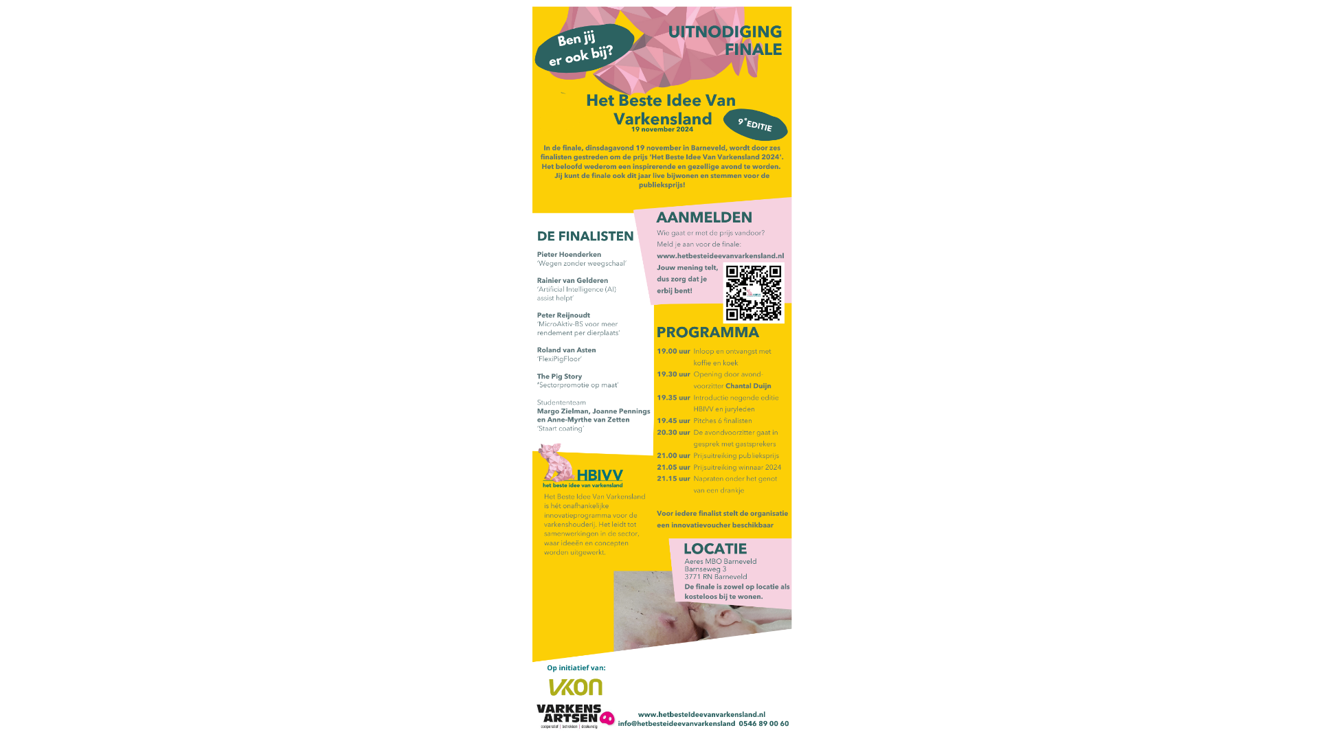 Einladung zum Finale des HBIVV